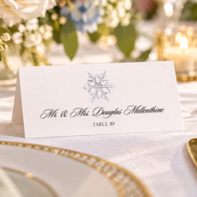 Tented Place Card